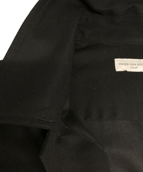 DRIES VAN NOTEN（ドリスヴァンノッテン）DRIES VAN NOTEN (ドリスヴァンノッテン) ステンカラージャケット ブラック サイズ:Smallの古着・服飾アイテム