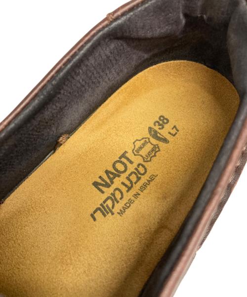 NAOT（ナオト）NAOT (ナオト) PISAC ローファー/ピサック ブラウン サイズ:38の古着・服飾アイテム