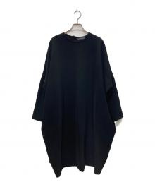 mizuiro-ind（ミズイロインド）の古着「ブラウスワンピース」｜ブラック