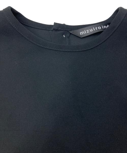 mizuiro-ind（ミズイロインド）mizuiro-ind (ミズイロインド) ブラウスワンピース ブラック サイズ:freeの古着・服飾アイテム