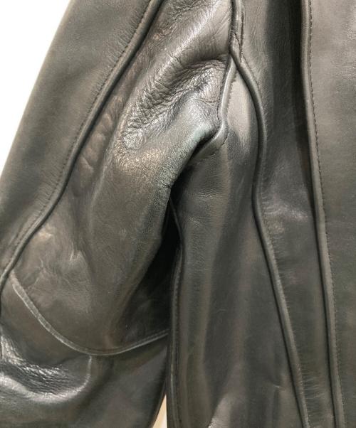 HARLEY-DAVIDSON（ハーレーダビッドソン）HARLEY-DAVIDSON (ハーレーダビッドソン) シングルライダースジャケット ブラック サイズ:Ｍの古着・服飾アイテム