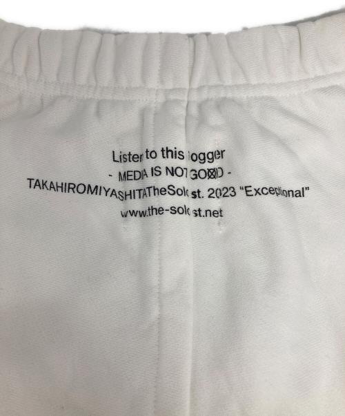 TAKAHIROMIYASHITA TheSoloIst.（タカヒロミヤシタ ザソロイスト）TAKAHIROMIYASHITA TheSoloIst. (タカヒロミヤシタ ザソロイスト) スウェットジョガーパンツ ホワイト サイズ:46の古着・服飾アイテム