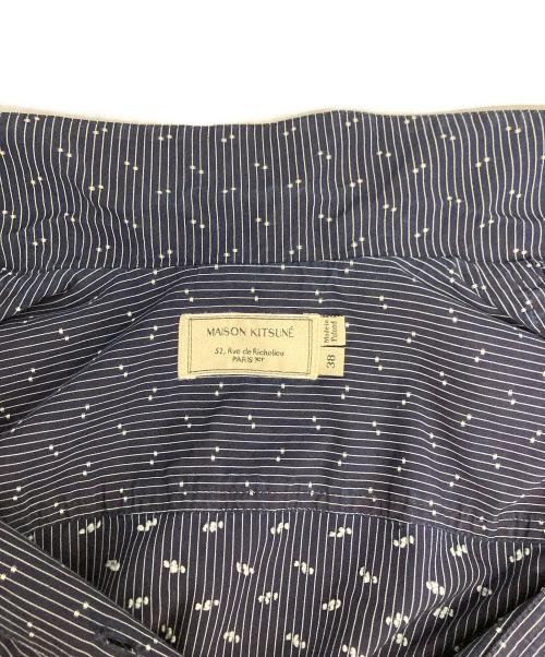 maison kitsune（メゾンキツネ）maison kitsune (メゾンキツネ) シャツワンピース ネイビー サイズ:38の古着・服飾アイテム