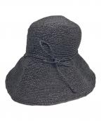 HELEN KAMINSKIヘレンカミンスキー）の古着「ラフィアハット」｜ブラック