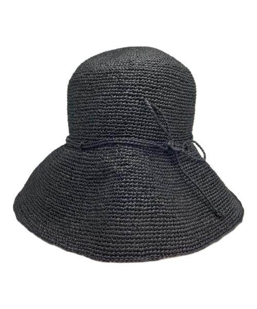 HELEN KAMINSKI（ヘレンカミンスキー）HELEN KAMINSKI (ヘレンカミンスキー) ラフィアハット ブラックの古着・服飾アイテム