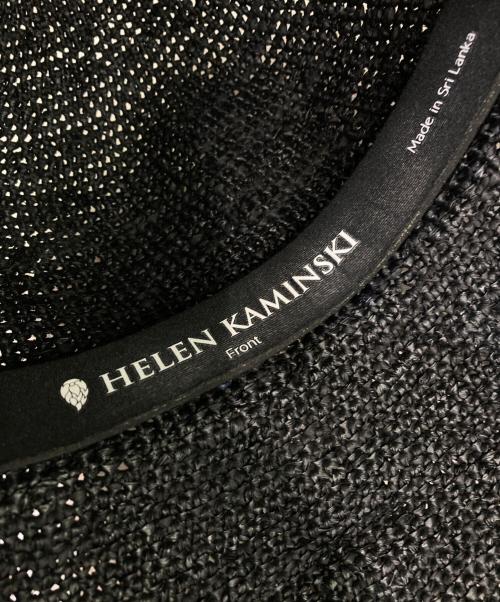HELEN KAMINSKI（ヘレンカミンスキー）HELEN KAMINSKI (ヘレンカミンスキー) ラフィアハット ブラックの古着・服飾アイテム