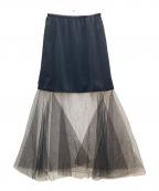 COUDREクードル）の古着「チュールスカート」｜ブラック