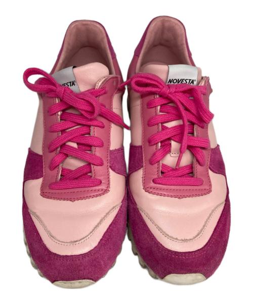 NOVESTA（ノベスタ）NOVESTA (ノベスタ) DRAWER (ドゥロワー) ローカットスニーカー ピンク サイズ:38の古着・服飾アイテム