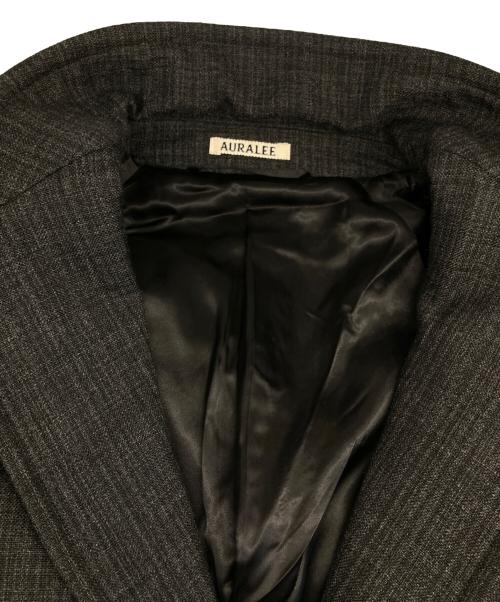 AURALEE（オーラリー）AURALEE (オーラリー) BLUEFACED WOOL DOUBLE CLOTH CHESTERFIELD COAT/ブルーフェイス ウール ダブル クロース チェスターフィールド コート グレー サイズ:4の古着・服飾アイテム