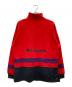 BALENCIAGA (バレンシアガ) ロゴハーフジップスウェット レッド×ブラック サイズ:S：26000円