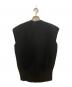 CADUNE (カデュネ) 金釦ニットベスト ブラック サイズ:38：4000円