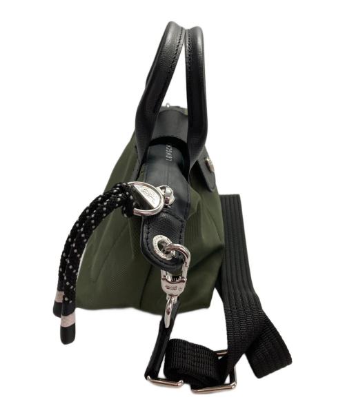 LONGCHAMP（ロンシャン）LONGCHAMP (ロンシャン) ル プリアージュ エナジー XS ハンドバッグ グリーン×ブラックの古着・服飾アイテム