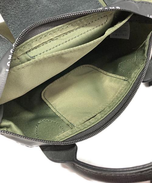 LONGCHAMP（ロンシャン）LONGCHAMP (ロンシャン) ル プリアージュ エナジー XS ハンドバッグ グリーン×ブラックの古着・服飾アイテム