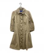 BURBERRY BLUE LABELバーバリーロンドンブルーレーベル）の古着「コート」｜ベージュ