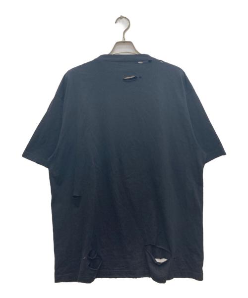 BALENCIAGA（バレンシアガ）BALENCIAGA (バレンシアガ) Destroyed Flatground Tee/デストロイド フラットグランド ティー ブラック サイズ:Sの古着・服飾アイテム