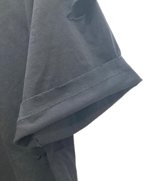 BALENCIAGA（バレンシアガ）BALENCIAGA (バレンシアガ) Destroyed Flatground Tee/デストロイド フラットグランド ティー ブラック サイズ:Sの古着・服飾アイテム