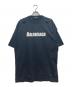 BALENCIAGA（バレンシアガ）の古着「Destroyed Flatground Tee/デストロイド フラットグランド ティー」｜ブラック
