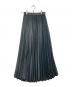 PUBLIC TOKYO（パブリックトウキョウ）の古着「シャンブレータフタプリーツ マキシスカート」｜ブルー