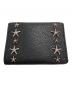 JIMMY CHOO (ジミーチュウ) スタッズコンパクトウォレット/NEMO UUF ブラック：10000円