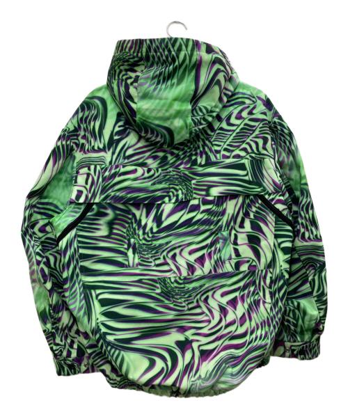 DIESEL（ディーゼル）DIESEL (ディーゼル) 総柄ジャケット グリーン サイズ:Ｍの古着・服飾アイテム