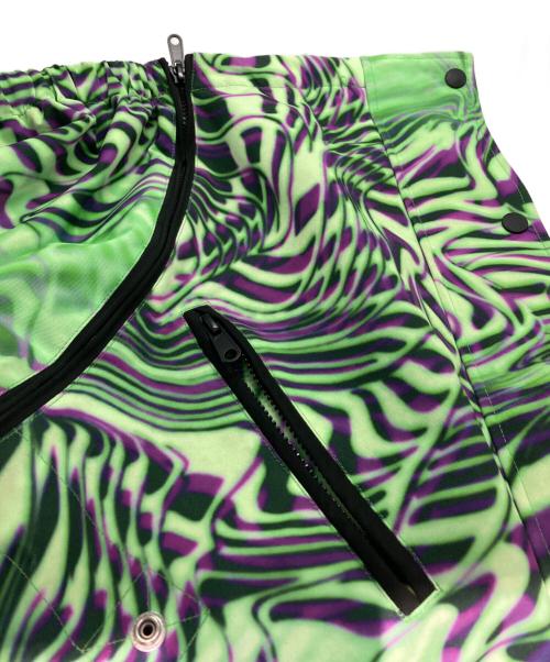 DIESEL（ディーゼル）DIESEL (ディーゼル) 総柄ジャケット グリーン サイズ:Ｍの古着・服飾アイテム