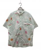 reyn spooner×GENUINE MERCHANDISEレイン スプナー×ジェニュイン マーチャンダイズ）の古着「半袖シャツ」｜グリーン