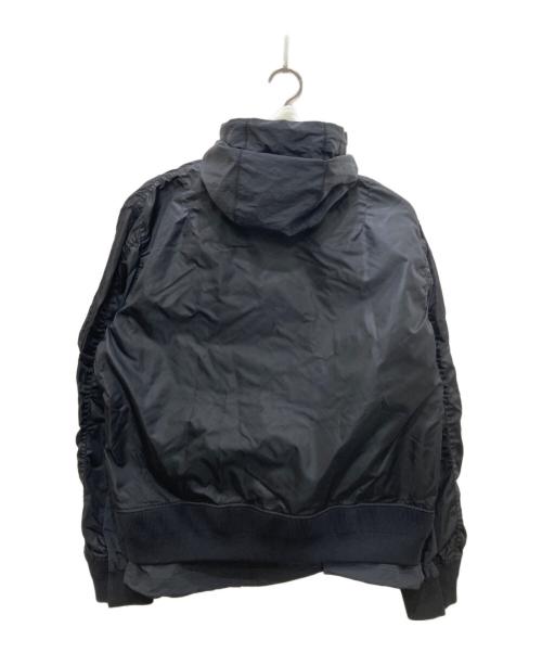 NIKE（ナイキ）NIKE (ナイキ) sacai (サカイ) NRG LAYERED JKT ブラック サイズ:Ｍの古着・服飾アイテム