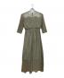 troisiemechaco (トロワズィエムチャコ) 半袖ワンピース グリーン サイズ:38：5000円