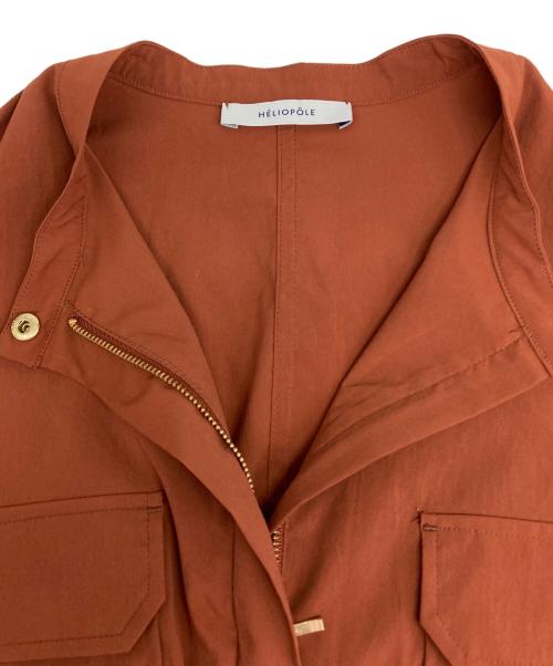 heliopole（エリオポール）heliopole (エリオポール) 撥水タイプライタースタンドブルゾン ブラウン サイズ:38の古着・服飾アイテム