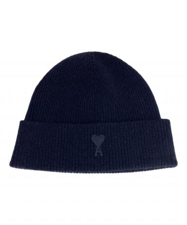 【新品未使用】amiparis★アミパリス ★ブルー★アルパカブレンドニット帽 AMI Alexandre Mattiussi 【並行輸入品】 アミパリス AMI PARIS KNIT