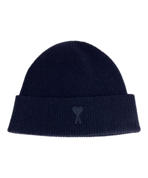 AMIPARIS（アミパリス）AMIPARIS (アミパリス) カシミヤ ニットキャップ ネイビーの古着・服飾アイテム