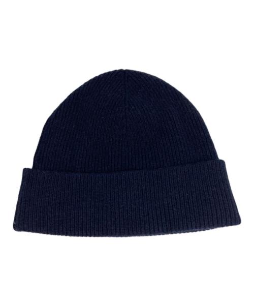 AMIPARIS（アミパリス）AMIPARIS (アミパリス) カシミヤ ニットキャップ ネイビーの古着・服飾アイテム