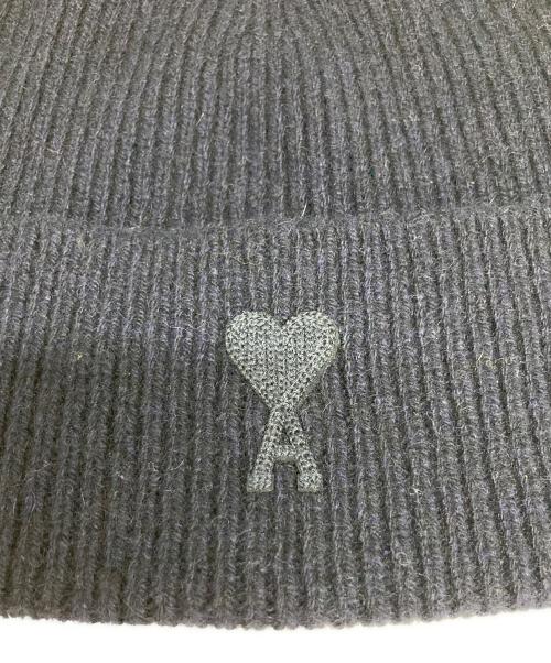 AMIPARIS（アミパリス）AMIPARIS (アミパリス) カシミヤ ニットキャップ ネイビーの古着・服飾アイテム