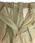 中古・古着 Sillage (シアージ) BAGGY TROUSERS/バギー トラウザー カーキ サイズ:F：15000円