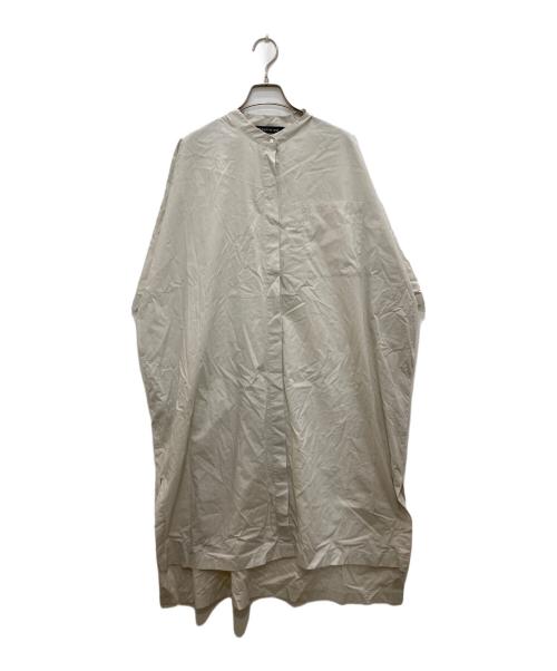 mizuiro-ind（ミズイロインド）mizuiro-ind (ミズイロインド) シャツワンピース ホワイト サイズ:Freeの古着・服飾アイテム