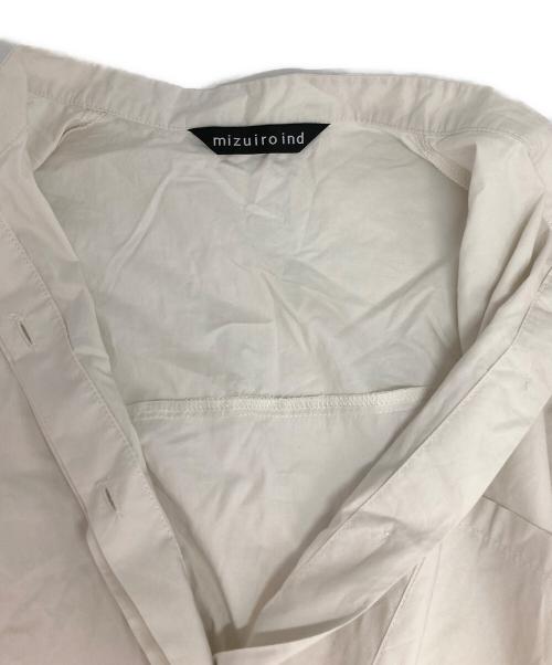 mizuiro-ind（ミズイロインド）mizuiro-ind (ミズイロインド) シャツワンピース ホワイト サイズ:Freeの古着・服飾アイテム