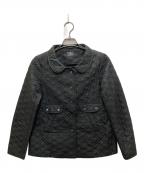 ANYA HINDMARCHアニヤ・ハインドマーチ）の古着「リボンキルティングジャケット」｜ブラック