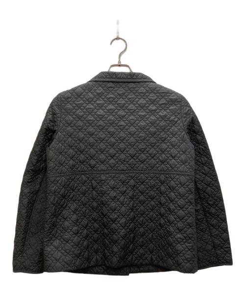 ANYA HINDMARCH（アニヤ・ハインドマーチ）ANYA HINDMARCH (アニヤハインドマーチ) リボンキルティングジャケット ブラック サイズ:Sの古着・服飾アイテム