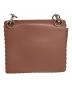 FENDI (フェンディ) Pink Small Kan I Leather Shoulder Bag ピンク：45000円
