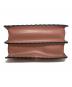 中古・古着 FENDI (フェンディ) Pink Small Kan I Leather Shoulder Bag ピンク：45000円