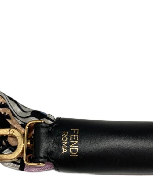 FENDI（フェンディ）FENDI (フェンディ) フラワー柄スカーフ風ショルダーストラップ マルチカラーの古着・服飾アイテム