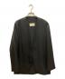 aere（アエレ）の古着「ノーカラージャケット」｜ブラック