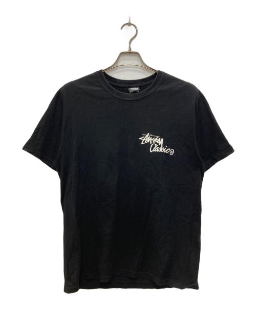 stussy（ステューシー）stussy (ステューシー) プリントTシャツ ブラック サイズ:Ⅿの古着・服飾アイテム