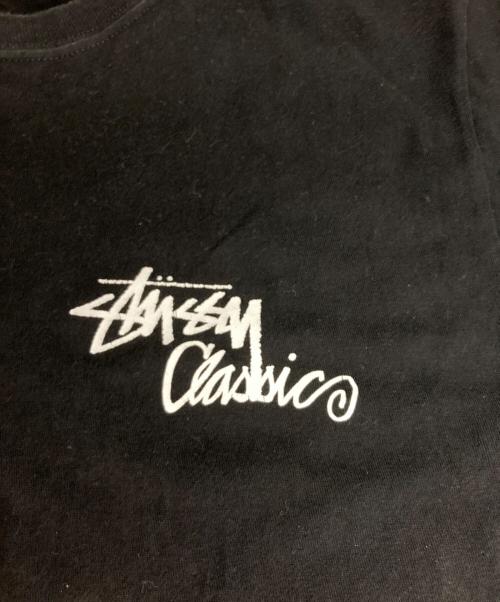 stussy（ステューシー）stussy (ステューシー) プリントTシャツ ブラック サイズ:Ⅿの古着・服飾アイテム