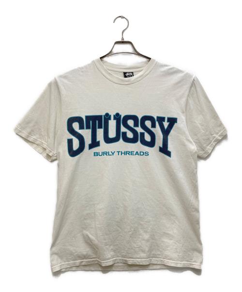 stussy（ステューシー）stussy (ステューシー) プリントTシャツ ホワイト サイズ:Mの古着・服飾アイテム