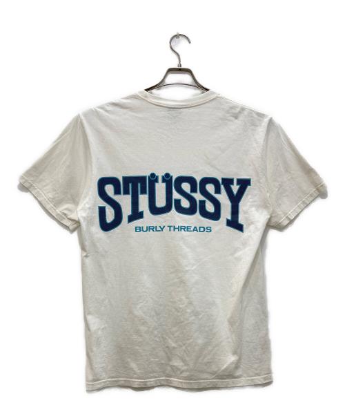 stussy（ステューシー）stussy (ステューシー) プリントTシャツ ホワイト サイズ:Mの古着・服飾アイテム
