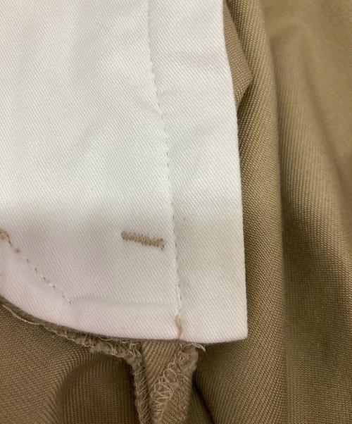 STUDIO NICHOLSON（スタジオ ニコルソン）STUDIO NICHOLSON (スタジオ ニコルソン) SORTE PEACHED COTTON TWILL PANTS//ソルテピーチドコットンツイルパンツ ベージュ サイズ:Sの古着・服飾アイテム