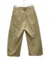 STUDIO NICHOLSON (スタジオ ニコルソン) SORTE PEACHED COTTON TWILL PANTS//ソルテピーチドコットンツイルパンツ ベージュ サイズ:S：17000円