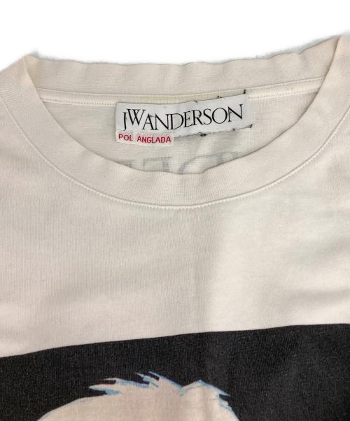 J.W.ANDERSON（ジェイダブリューアンダーソン）J.W.ANDERSON (ジェイダブリューアンダーソン) OVERSIZED PRINTED FACE TEE ホワイト サイズ:Ｆの古着・服飾アイテム