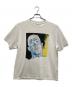 J.W.ANDERSON（ジェイダブリューアンダーソン）の古着「OVERSIZED PRINTED FACE TEE」｜ホワイト
